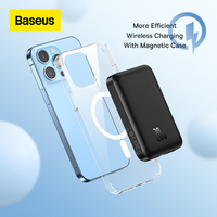 Baseus 6000mAh Power Bank magnetyczna bezprzewodowa ładowarka 10000mAh Powerbank dla iPhone 12 13 Pro Max Mini przenośna zewnętrzna bateria 6